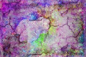 彩色泥土裂纹底纹