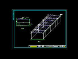 小区摩托车棚图纸