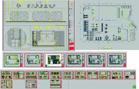 健身工作室平面施工图