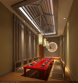 日式风格包间空间