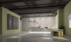 现代风格大厅前台