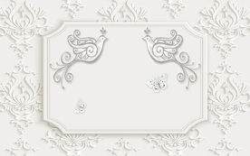 现代欧式花纹大理石电视背景墙