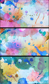 精美彩色涂鸦动态视频素材