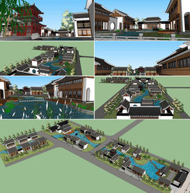 新中式农村建筑