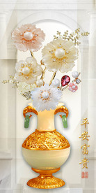 平安富贵3D玄关