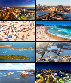 悉尼城市风景高清视频素材