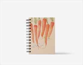 订书机笔记本效果图样机