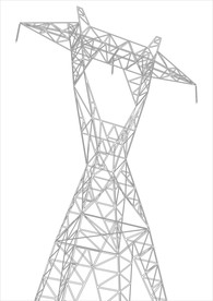 电力铁塔，电力铁塔矢量图