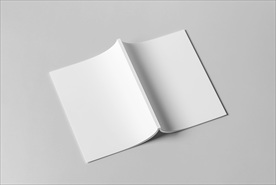 杂志画册封面一键智能贴图效果图