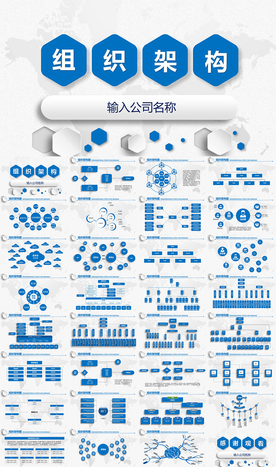 企业公司组织架构机构图PPT