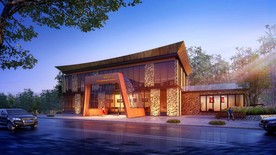 旅游度假区接待中心效果