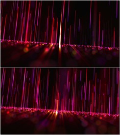 红色光线上升VJ视频