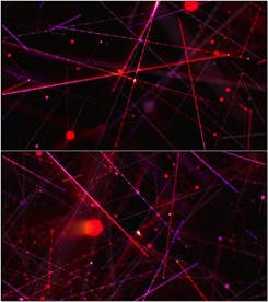 混乱交叉线条VJ视频