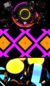 光电节奏迪吧音乐视频素材