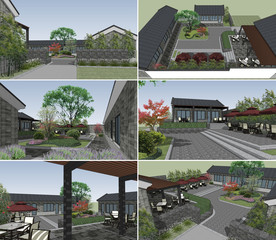 居住区花园庭院