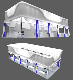 最新实用通用展览展台设计模型