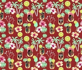 水果植物 花卉美食 花卉图案