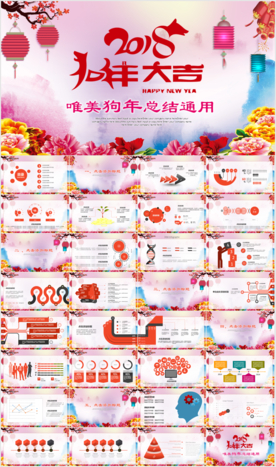 2018震撼年会开场PPT