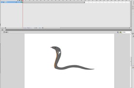 蛇的动画动作3秒Flash