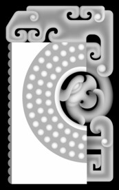 仿古龙浮雕精雕灰度