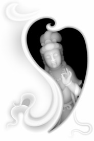 观音浮雕精雕灰度