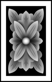 方块楼梯洋花精雕