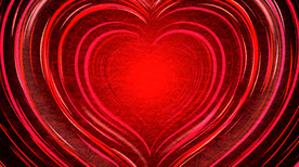 红色爱心视频素材