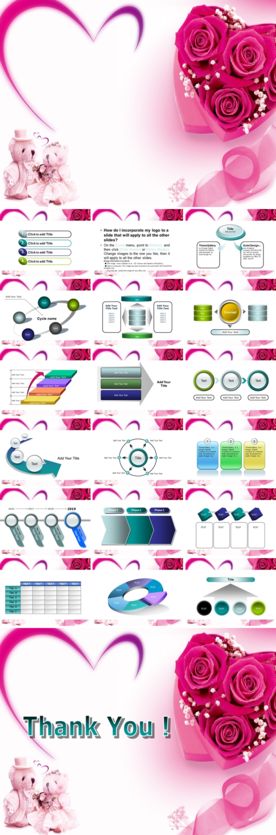情人节婚纱店工作报告总结PPT