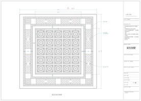 复式住宅天花平面图