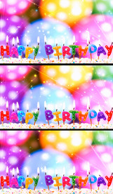 温馨蜡烛生日快乐视频背景