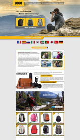 男士旅行休闲背包首页