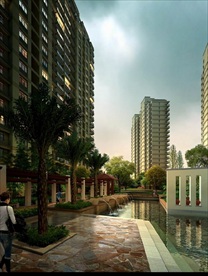 园林景观 住宅景观 园林效果图