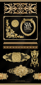 欧式立体金属边框