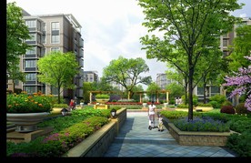 园林景观 住宅景观 园林效果图