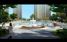 园林景观 住宅景观 园林效果图