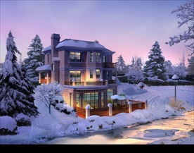 园林景观 住宅景观 园林效果图