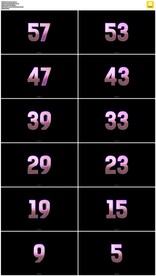 黑背景60s倒计时