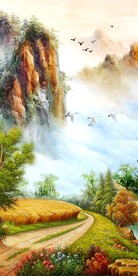 中式玄关背景墙