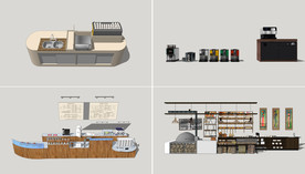咖啡相关饰品摆件