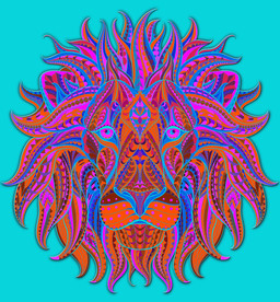 超巨大艺术风文艺范创意狮子头