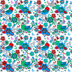 花鸟背景图无缝循环拼接图