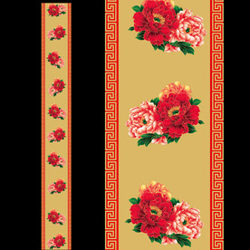 中式汉唐婚礼T台地毯ps