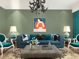 欧式家居 墙纸效果图片