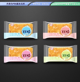 片片脆包装 平面展开分层文件