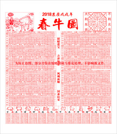 2018年春牛图