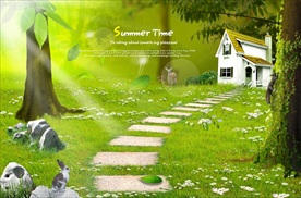 园林景观 住宅景观 园林效果图