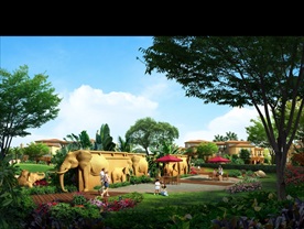 园林景观 住宅景观 园林效果图