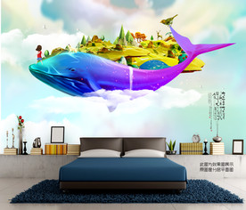 大写意 绿色现代壁画 新风格