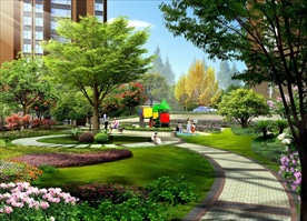 园林景观 住宅景观 园林效果图