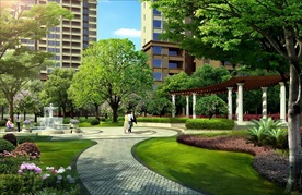 园林景观 住宅景观 园林效果图